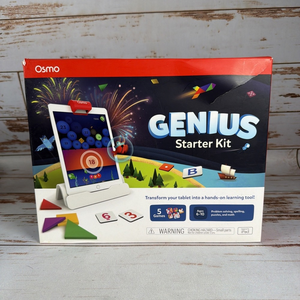 Osmo Genius Starter Kit for iPad Ages 6–10 Complete Used